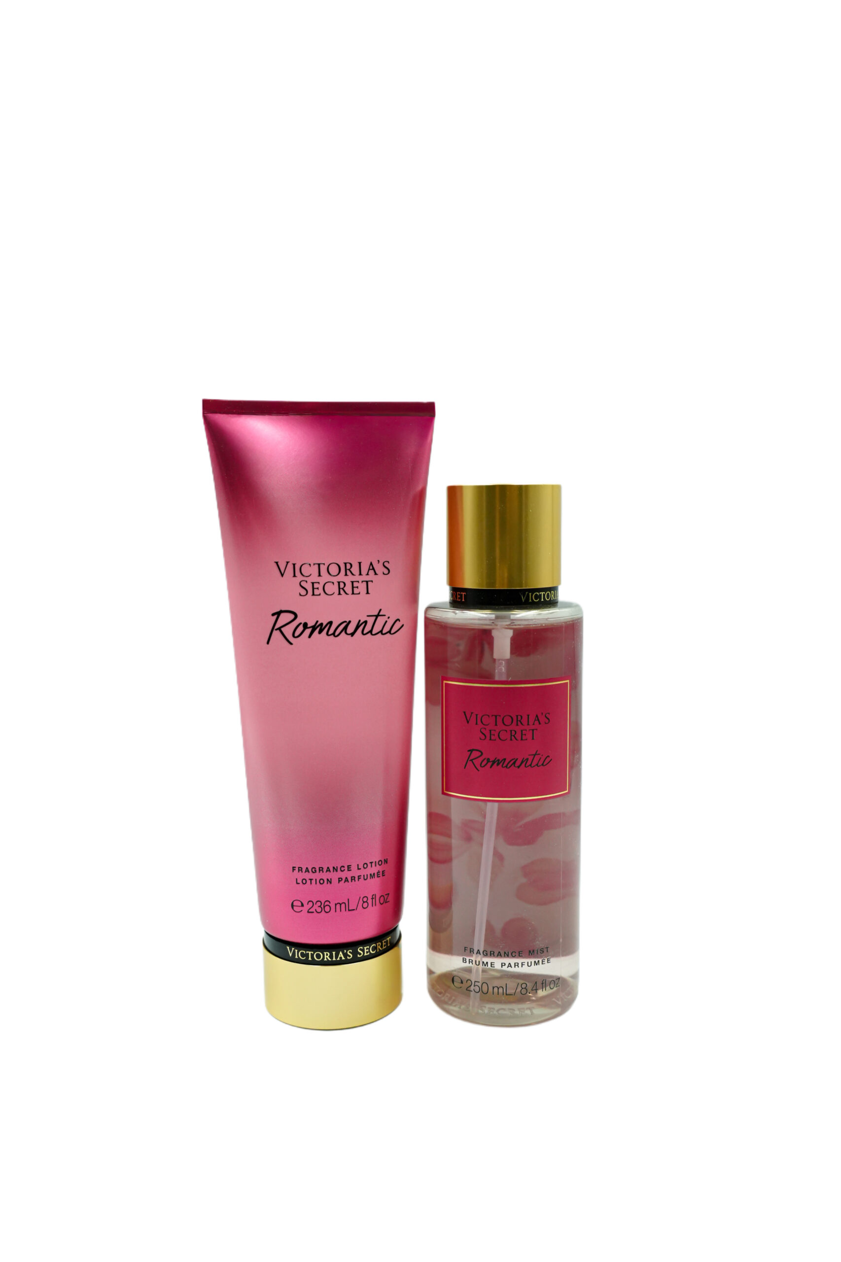 Zestaw Victoria’s Secret Romantic mgiełka 250 ml + balsam 236 ml