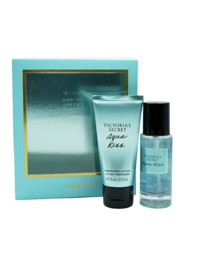 Zestaw Victoria’s Secret Aqua Kiss mgiełka balsam 75 ml x 2
