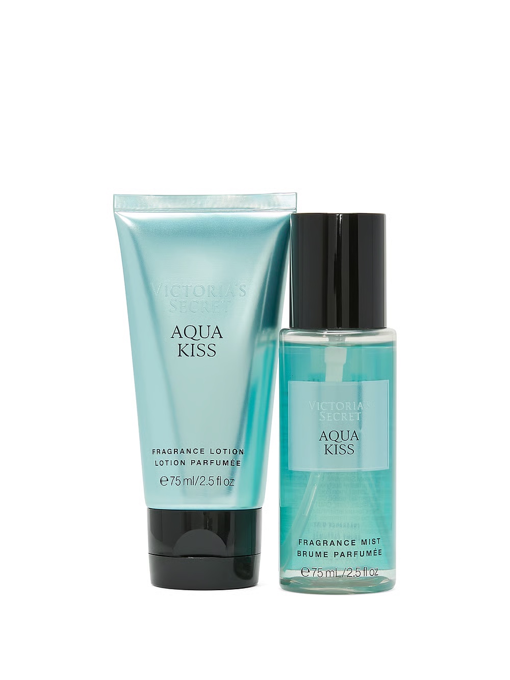 Zestaw Victoria’s Secret Aqua Kiss mgiełka balsam 75 ml x 2 - obrazek 3