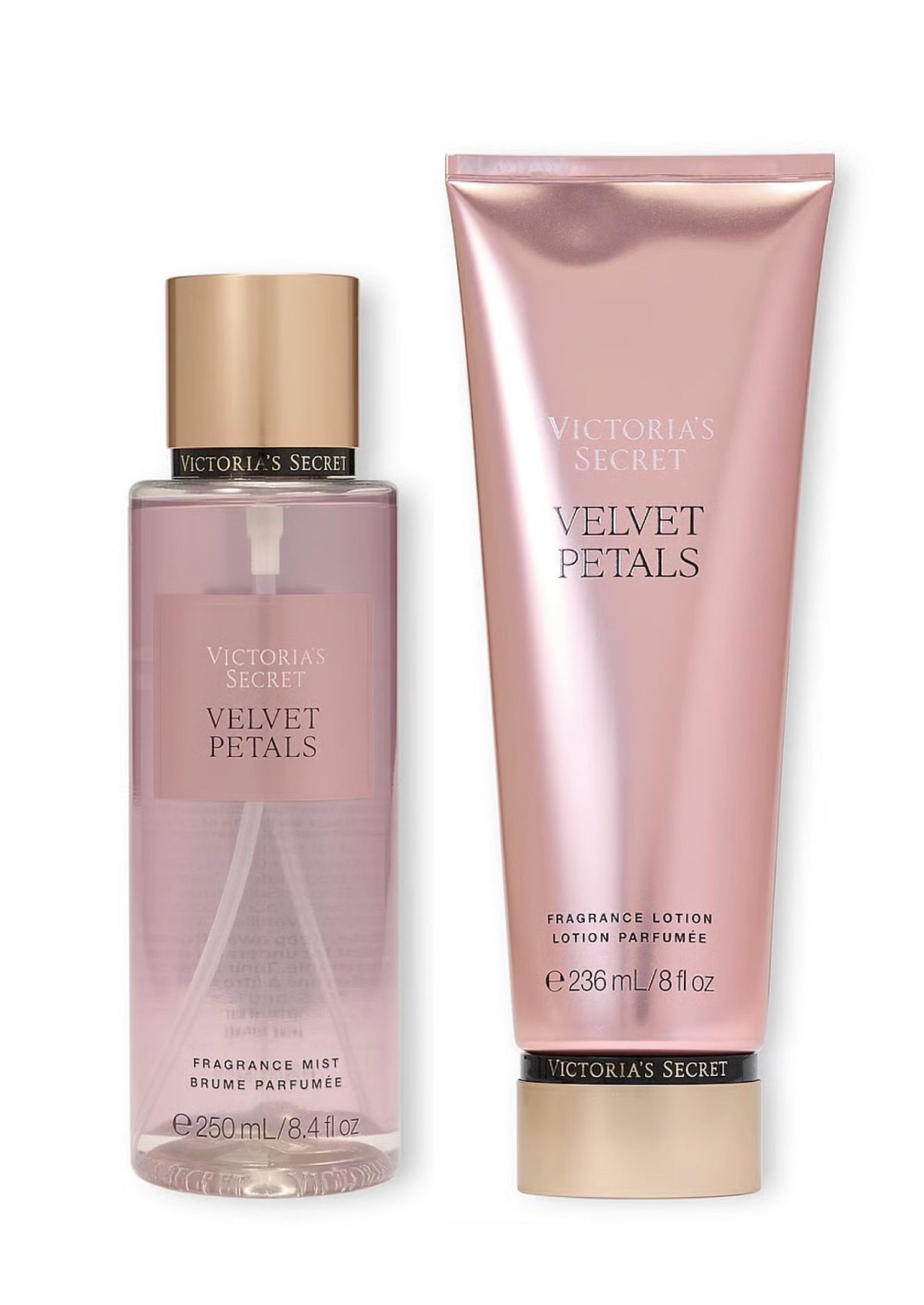 Zestaw Velvet Petals Victoria’s Secret mgiełka 250 ml + balsam 236 ml