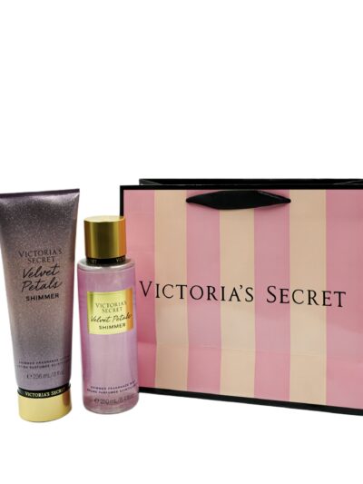 Zestaw Velvet Petals Shimmer Victoria’s Secret mgiełka 250 ml + balsam 236 ml