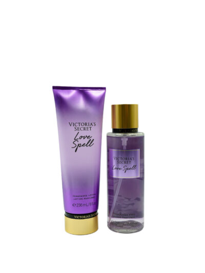 Zestaw Victoria’s Secret Love Spell mgiełka 250 ml + balsam 236 ml