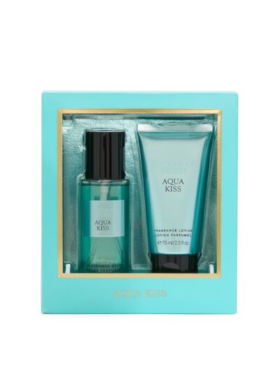 Zestaw Victoria’s Secret Aqua Kiss mgiełka balsam 75 ml x 2