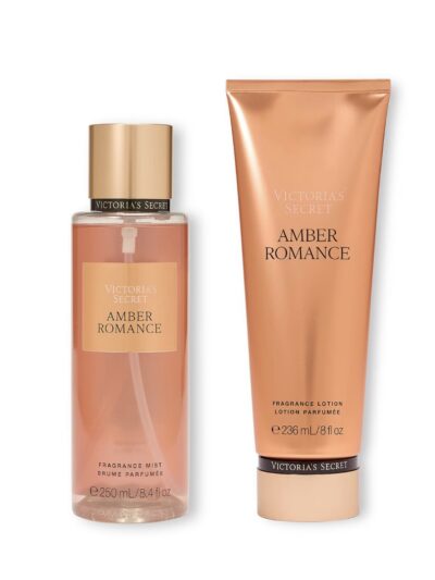 Zestaw Victoria’s Secret Amber Romance mgiełka 250 ml + balsam 236 ml
