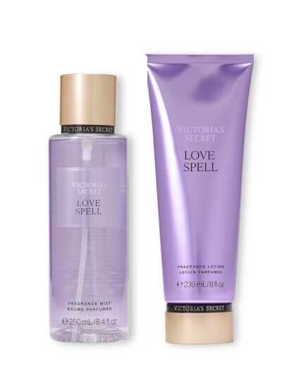 Zestaw Victoria’s Secret Love Spell mgiełka 250 ml + balsam 236 ml