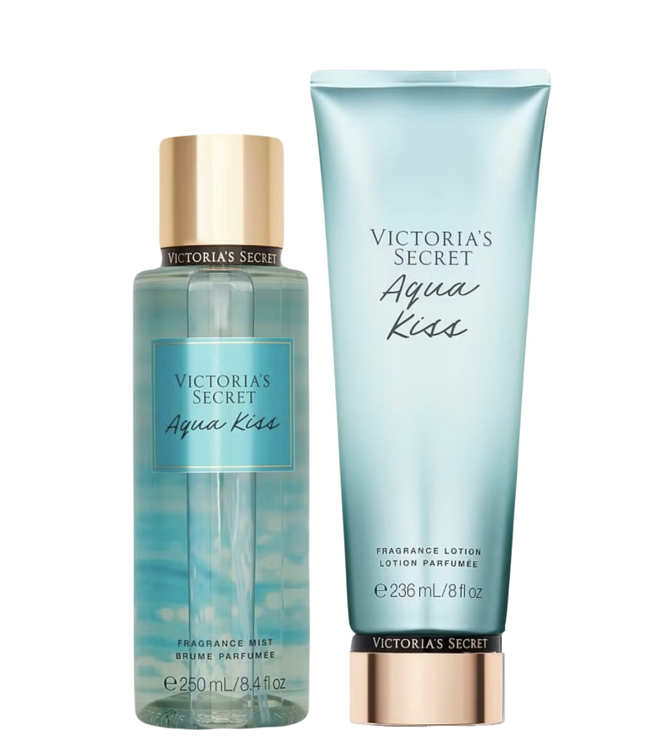 Zestaw Victoria’s Secret Aqua Kiss mgiełka 250 ml + balsam 236 ml